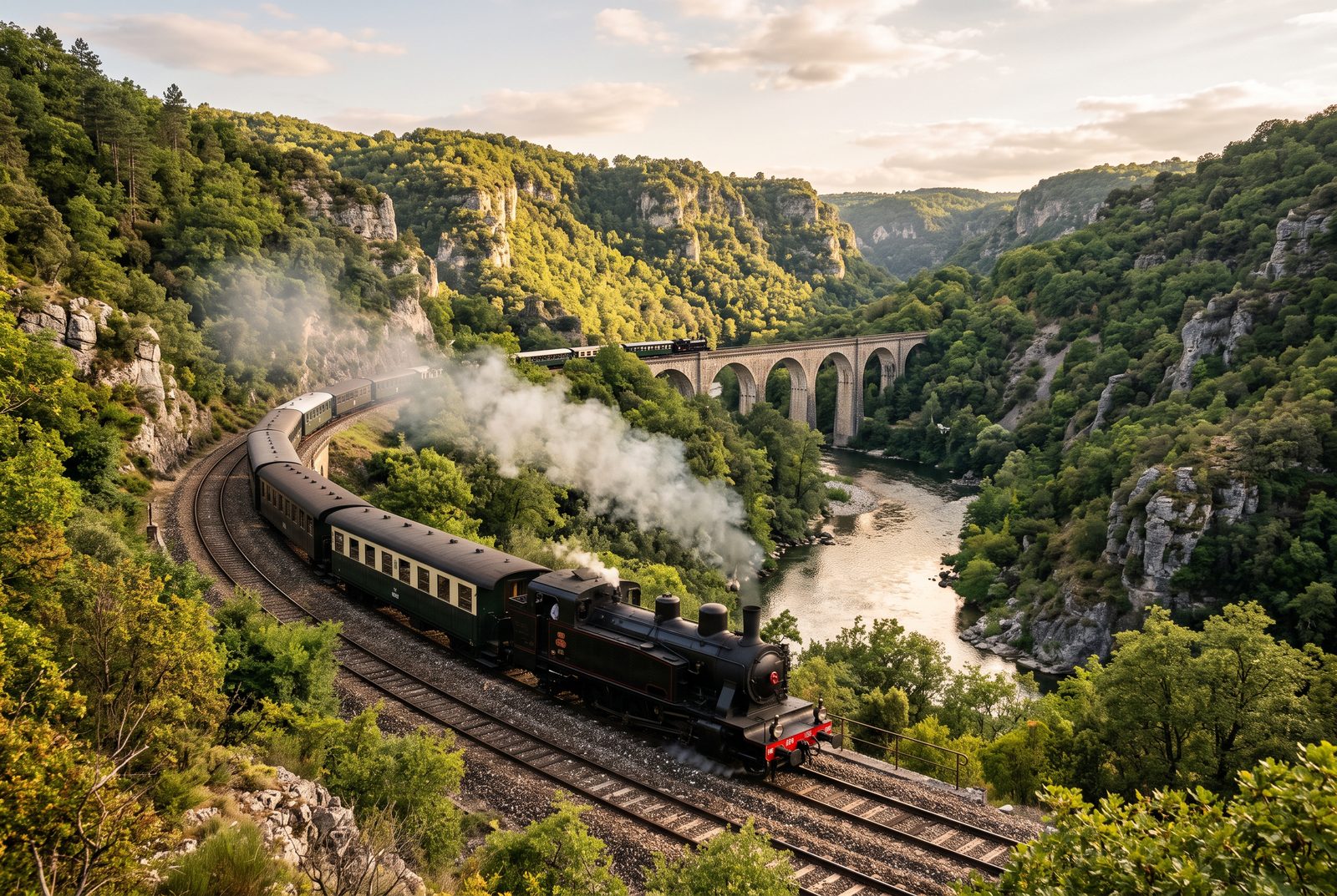 Train de l'Ardèche à vapeur